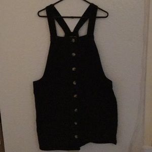 Jean pinafore